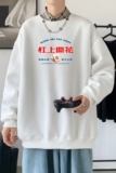 Y2418P38图案爆上衣圆领卫衣2021品质好新款港风秋季圆领卫衣，男装卫衣，星座510A-6