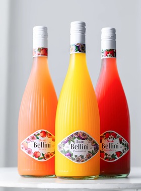 清甜桃香！德国桃气贝利尼桃子酒果酒bellini气泡草莓菠萝起泡酒