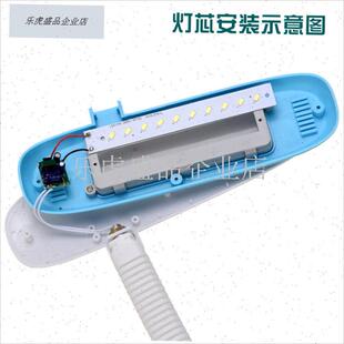 护眼台灯LED灯芯长条灯片改x造灯带配件灯条浴霸替换灯板220V灯.