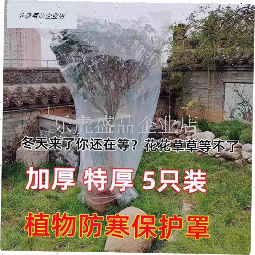 室外花卉保暖罩植物保温袋香蕉套袋薄膜树木果树防W寒罩防冻塑料.