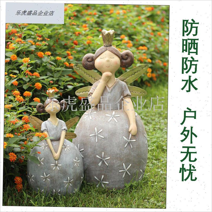 美式乡村花园庭院k布置装饰树脂摆件露台别墅阳台摆设户外院子创.