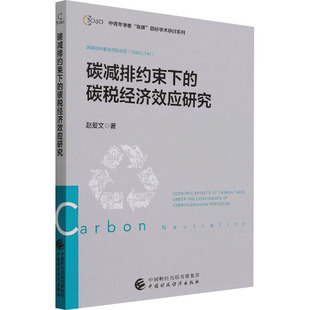 碳减排约束下的碳税经济效应研究赵爱文9787522305431书籍\/杂志\/报纸/儿童读物/童书/儿童文学