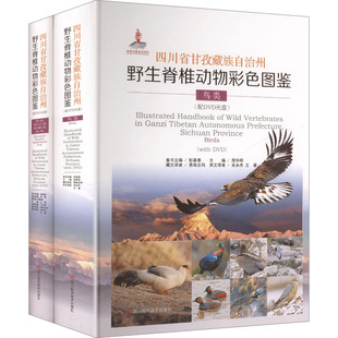 四川省甘孜藏族自治州野生脊椎动物彩色图鉴(配DVD光盘) 全2册周华明 主编 编 恩珠志玛,吴永杰,王睿 译 译9787572714115