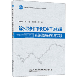 新水沙条件下长江中下游航道系统治理研究与实践黄成涛 等9787114176203书籍\/杂志\/报纸/工业/农业技术/交通/运输
