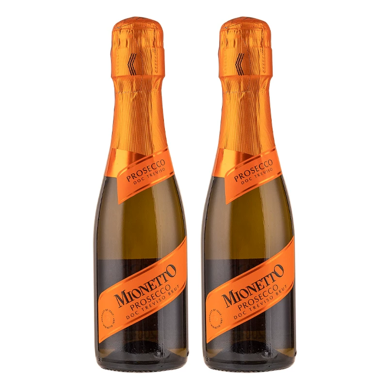 Итальянская оригинальная бутылка импортированного вина Mionetto Prosecco Menidoprosek начинается с 200 мл вина