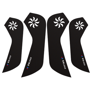 适用现代悦动朗动领动车门防踢垫装饰用品大全汽车内改装配件车贴