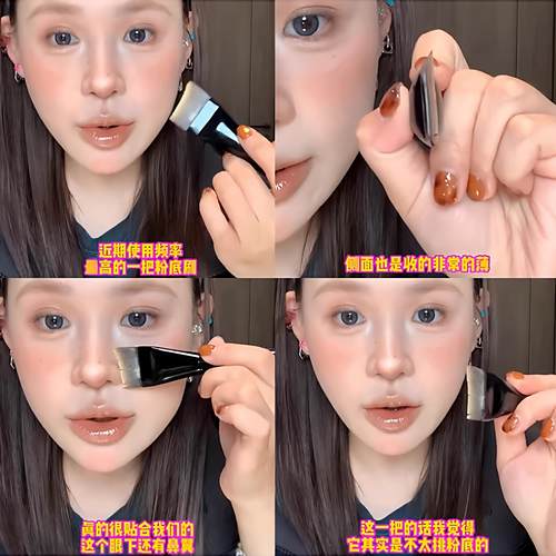 黑凤梨粉扑气垫粉底液专用海绵干湿两用美妆蛋超软不吃粉化妆工具