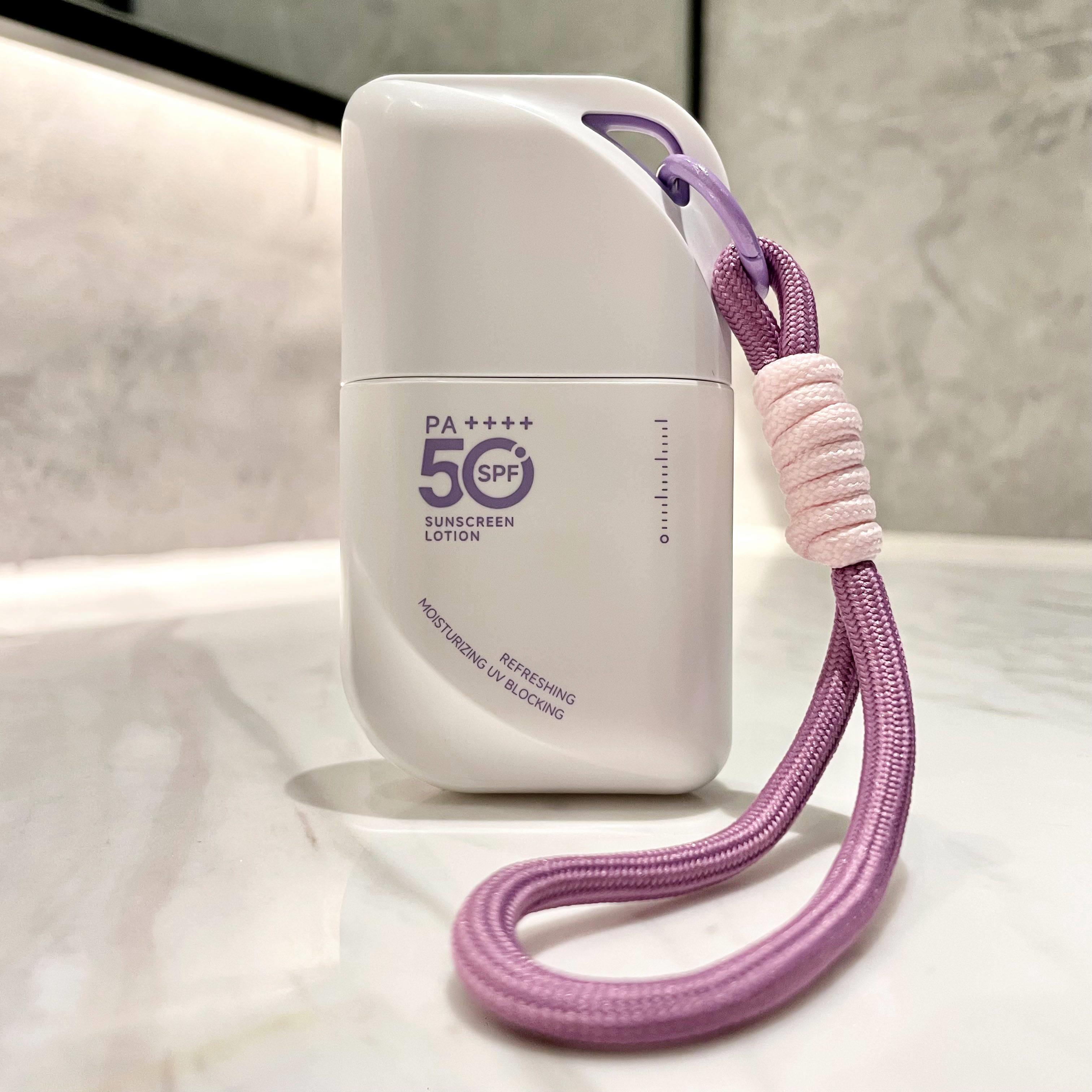SPF50++++防晒乳新款户外挂绳防晒霜妆前抗UV清爽不油腻