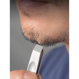 宽口胡子夹拔1cm神器镊子胡须夹子眉夹眉毛夹专用夹毛器拔毛男士