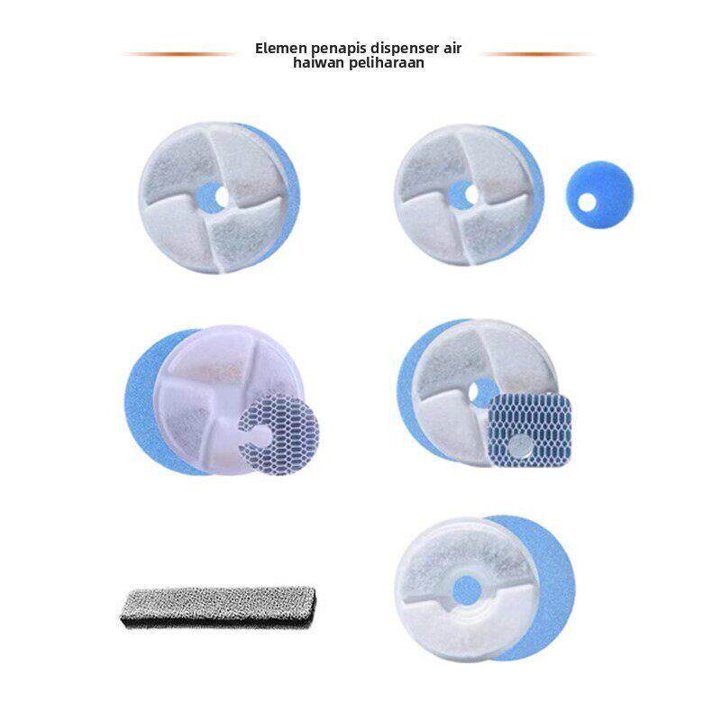 猫咪饮水机滤芯自动循环恒温宠物饮水器滤棉配件流动喝水器替换装