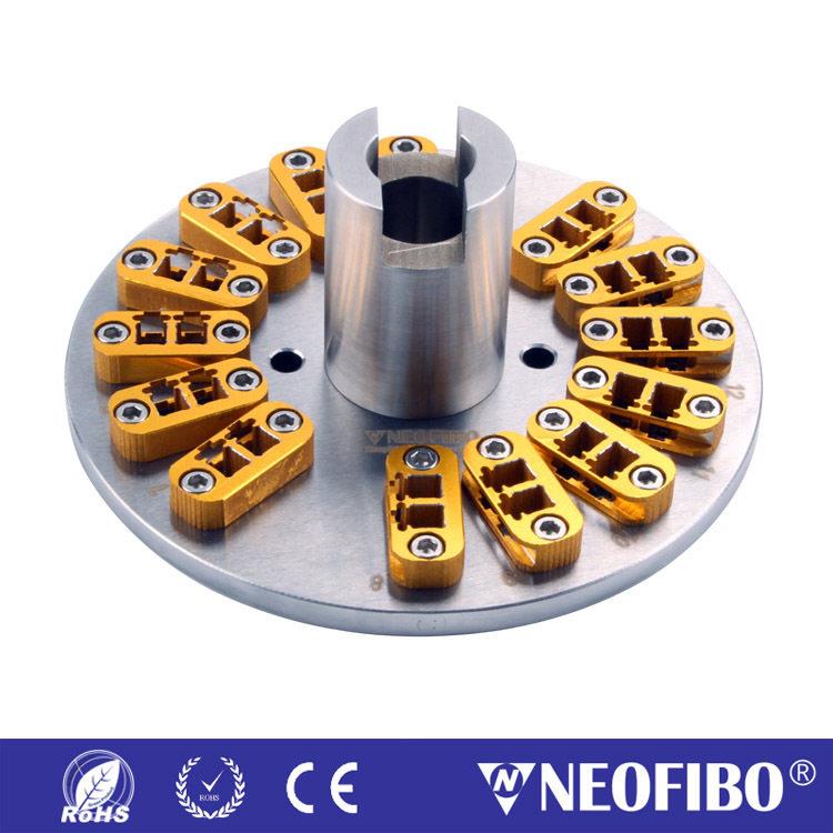 厂家供应光纤研磨夹具LCSC光纤连接器双工德迈机型研磨盘可定制