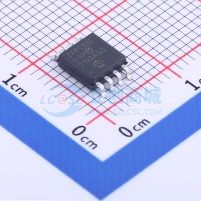 EEPROM 24FC512-I/SM SOIJ-8-5.28mm MICROCHIP(美国微芯) 元器件