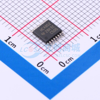 模拟开关/多路复用器 SN74HC4852PWR TSSOP-16 TI/德州 原装正品