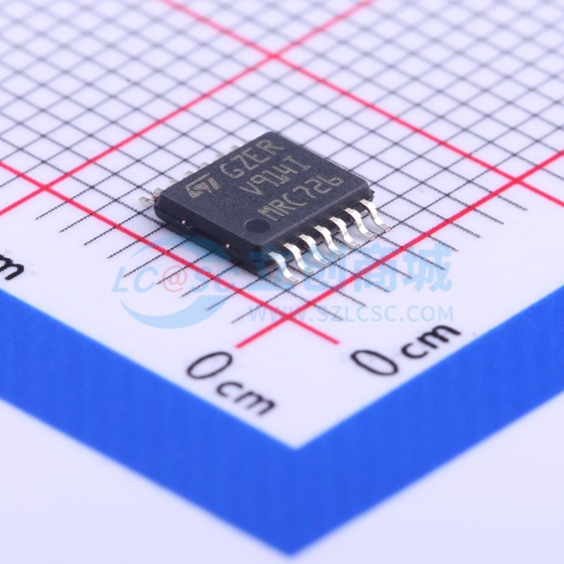 运算放大器 TSV914IPT TSSOP-14 意法半导体芯片 电子元器件配单