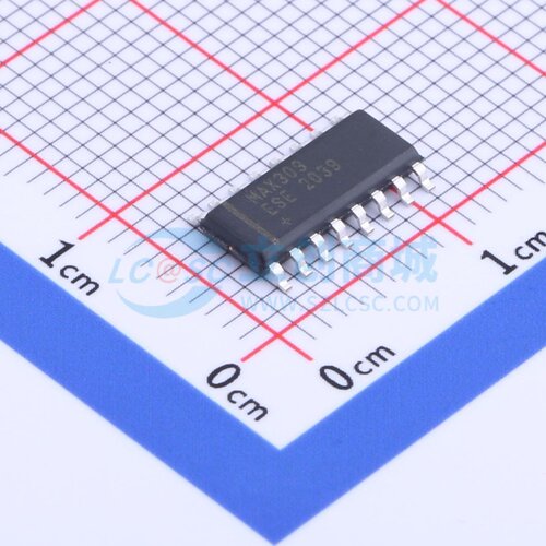 模拟开关/多路复用器 MAX309ESE+T SO-16 MAXIM(美信) 电子元器件