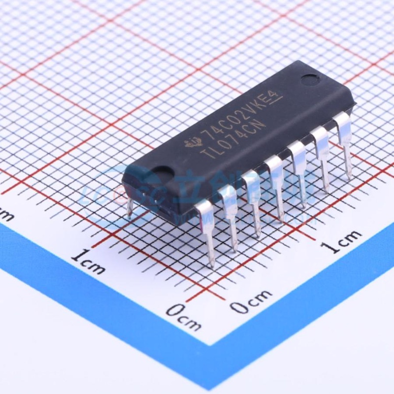 FET输入运放 TL074CN PDIP-14 TI/德州 电子元器件配单原装正品