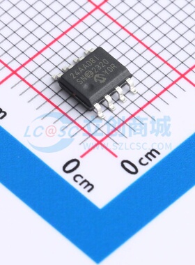 EEPROM 24AA08T-I/SN SOIC-8 MICROCHIP(美国微芯) 电子元件配单
