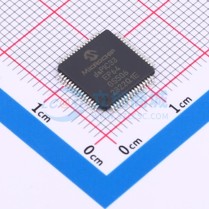数字信号处理器(DSP/DSC) dsPIC33EP64GS506-E/PT TQFP-64 MICROC