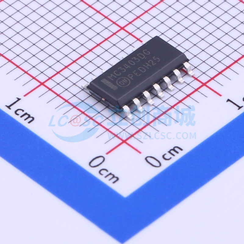 运算放大器 MC3403DR2G SOIC-14 onsemi(安森美) 电子元器件配单