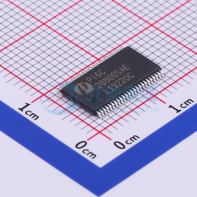 时钟缓冲器/驱动器/分配器 PI6C20800SAEX TSSOP-48-6.2mm DIODES