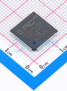单片机(MCU/MPU/SOC) PIC32MX695F512L-80I/PT TQFP-100 MICROCHI