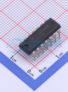 运算放大器 UA747CN PDIP-14 TI/德州 电子元器件配单原装正品