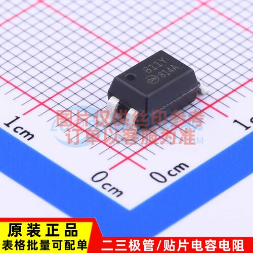 晶体管输出光耦 FOD814ASD SMD-4P onsemi(安森美) 电子元件配单