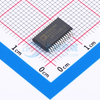 模数转换芯片ADC AD9826KRSZRL SSOP-28 ADI(亚德诺) 电子元器件