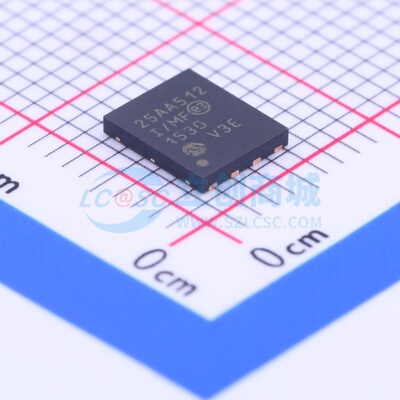 EEPROM 25AA512-I/MF DFN-8 MICROCHIP(美国微芯) 电子元器件配单