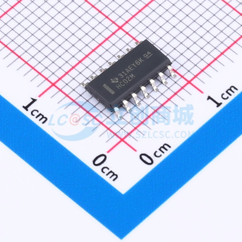 逻辑门 CD74HC02M SOIC-14 TI/德州 电子元器件配单原装正品