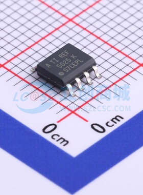 电压基准芯片 REF5025AIDR SOIC-8 TI/德州 电子元件配单原装正品