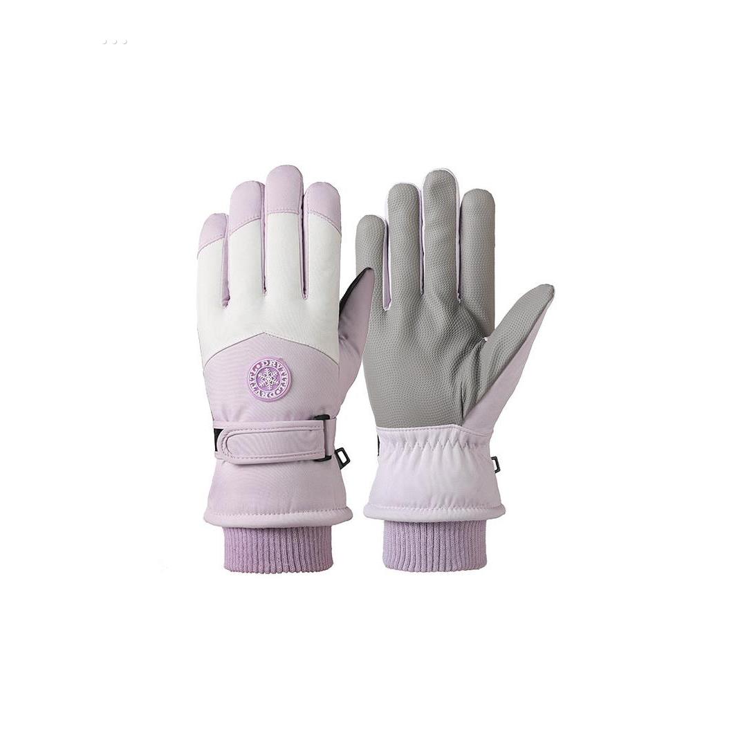 滑雪手套男女冬季保暖触屏羽绒棉情侣款加厚骑电车防寒风户外登山