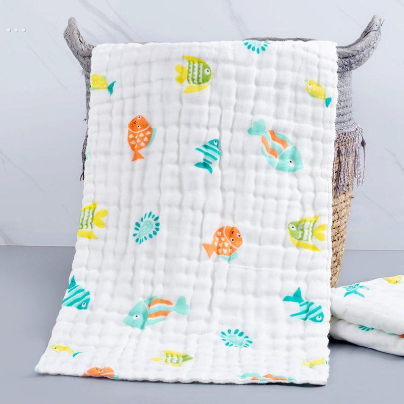 纯棉毛巾家用洗脸柔软吸水不掉毛儿童毛巾洗澡全棉口水巾长方形