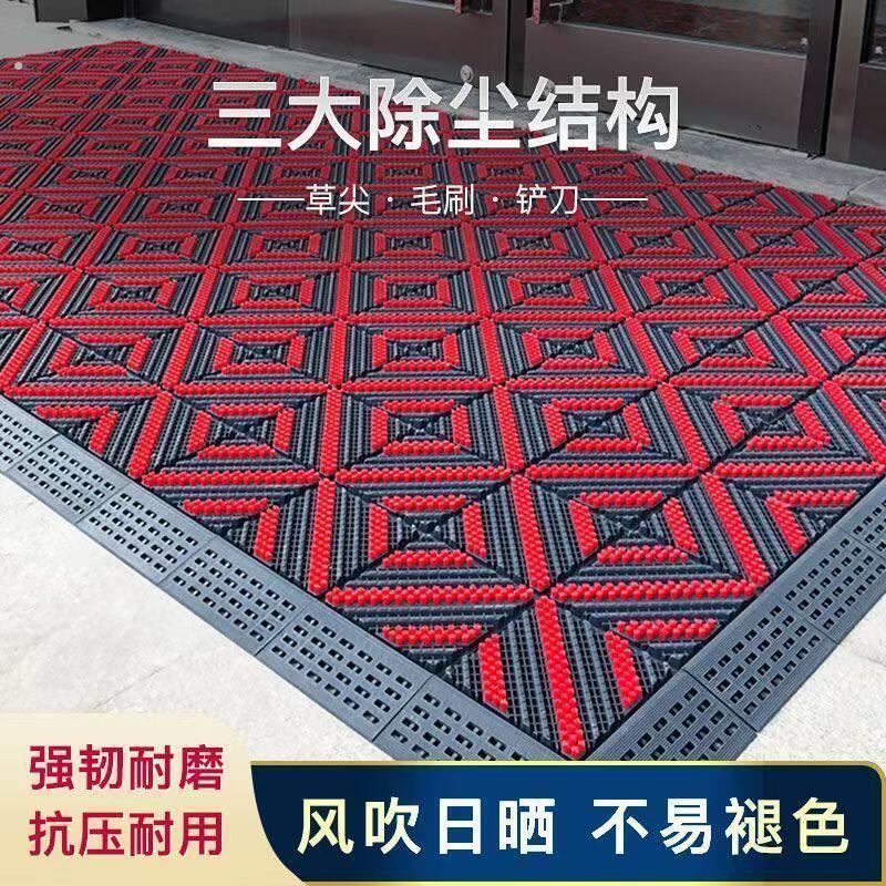 门口地垫户外蹭土垫酒店商用入门除尘防滑地垫办公室室外台阶地垫