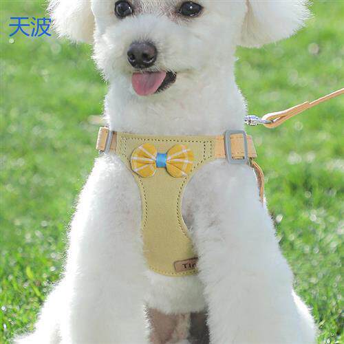 狗狗小型犬狗绳子遛狗绳背心式泰迪柯基牵引宠物用品