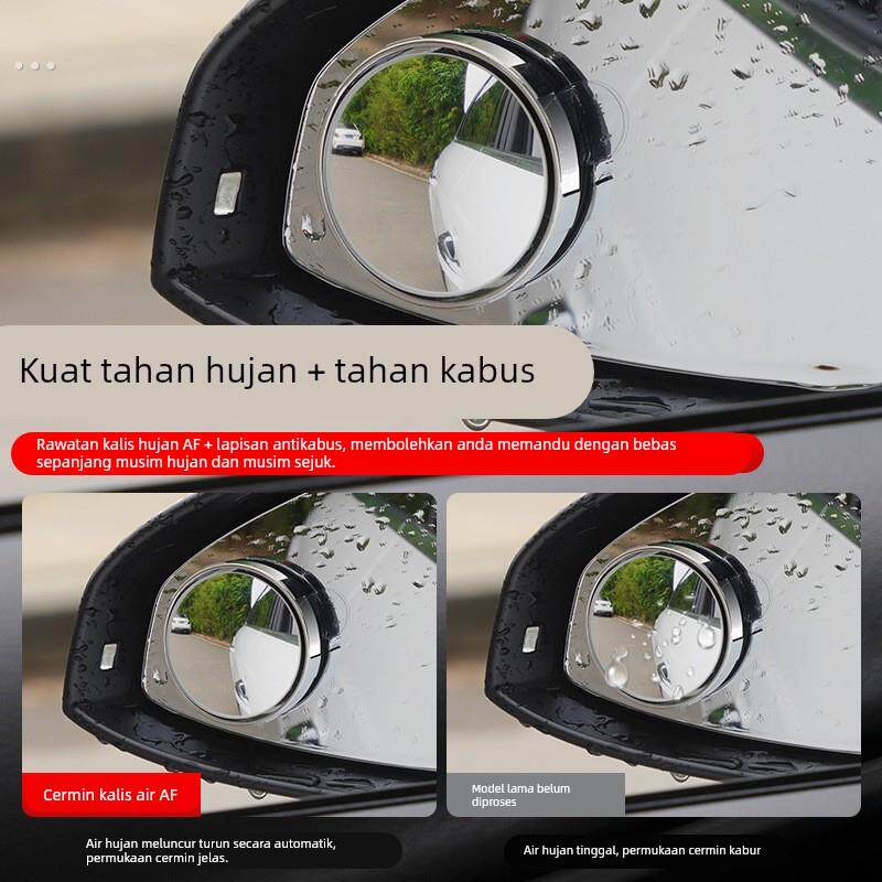 电动三轮车后视镜反光倒车镜子通用凸面圆形改装农用摩托四轮放大