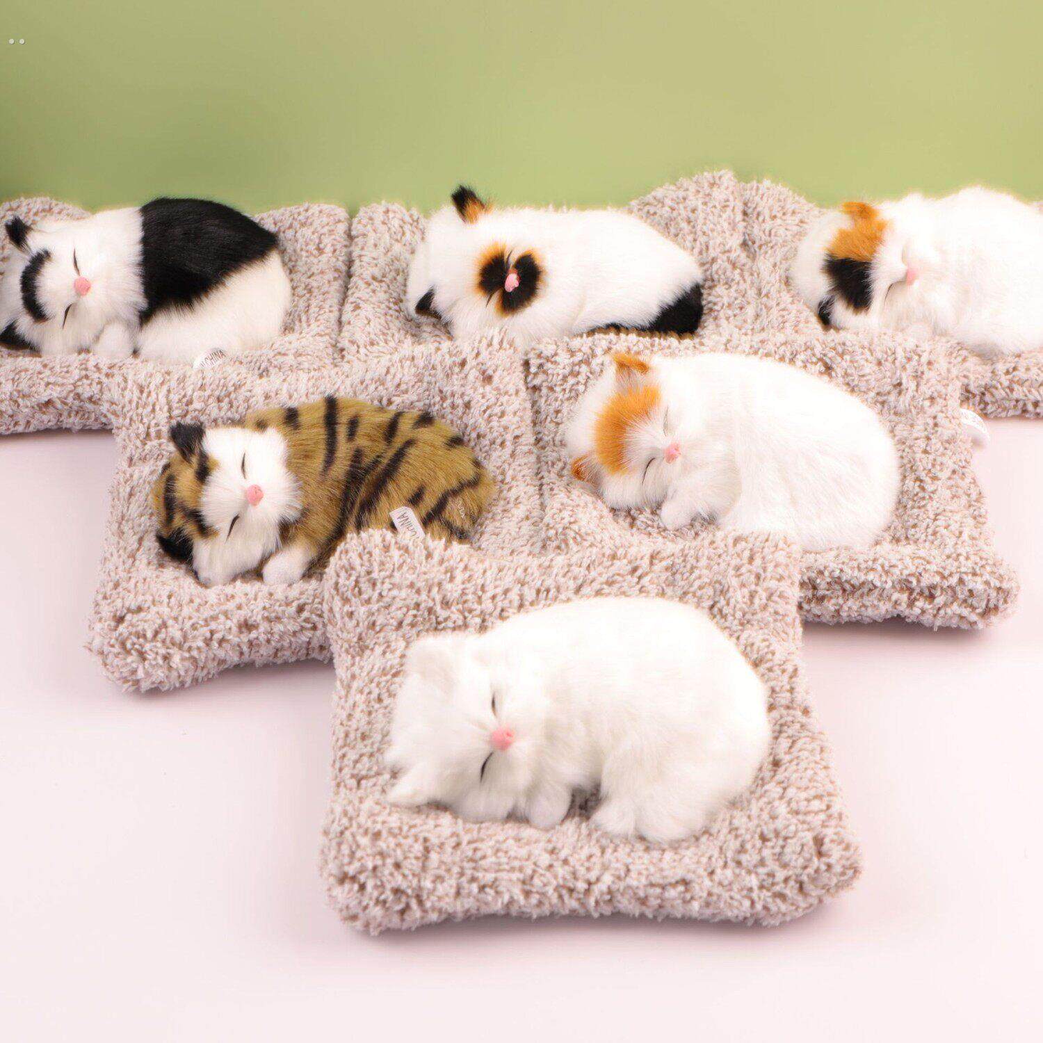 会叫仿真猫咪情人节生日礼物送女友老婆闺蜜女孩特别玩偶仿生假猫