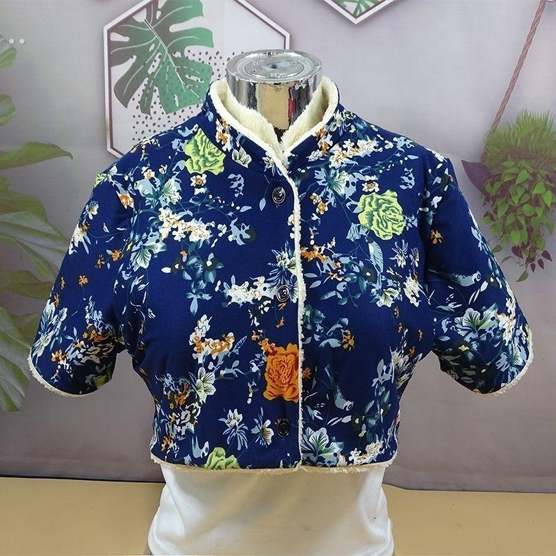 男士专用护肩膀坎肩绵羊绒中老年披肩保暖睡觉颈椎防寒2024年冬季