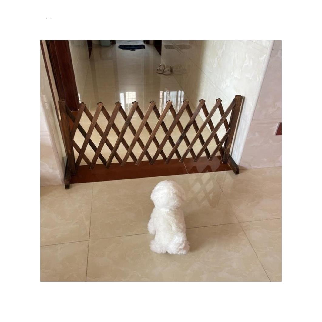 宠物围栏狗笼隔断拦狗栅栏阳台隔离门可伸缩栅栏门挡狗挡猫兔护栏