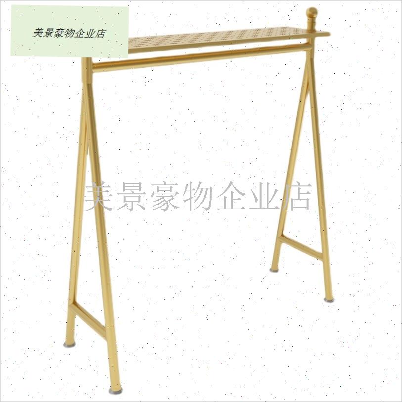 晾衣架落地折叠家用简易单杠式衣帽架卧室阳台S挂衣凉晒鞋包收纳.