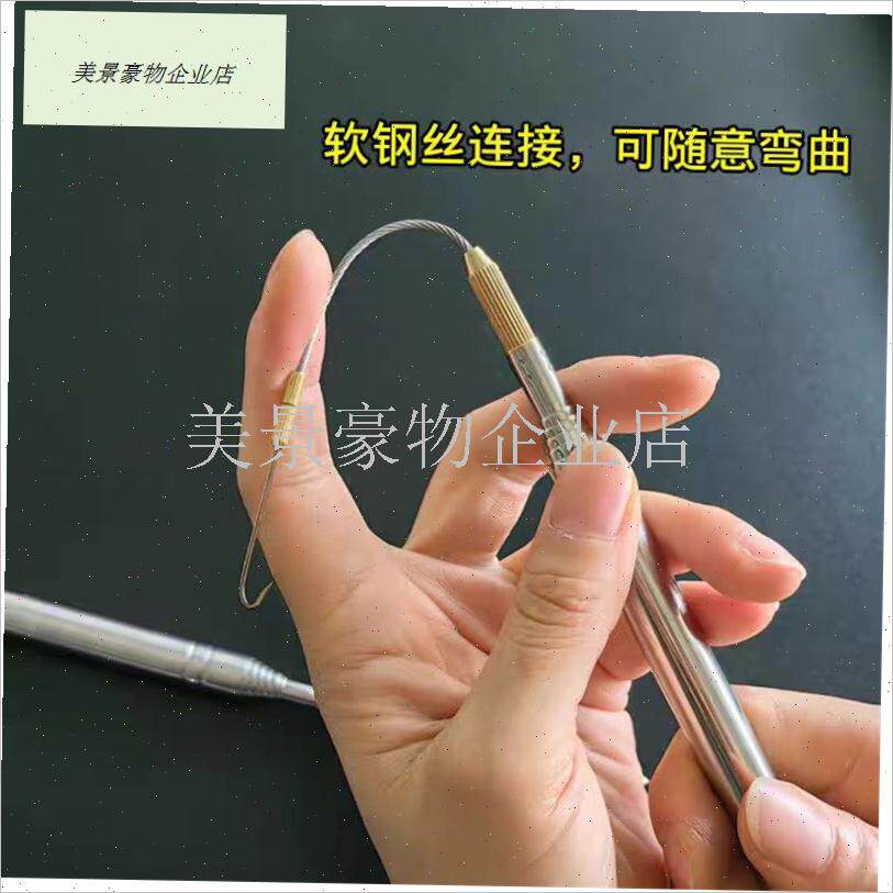 伸缩型黄鳝钩1.8米1米钓v善神器钩子鳝鱼钓钩带倒刺钓黄鳝专用工.