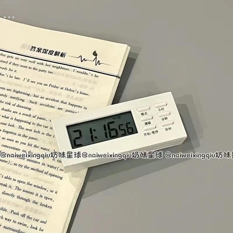 ins小帕多功能计时器学生时间管理专用考研静音提醒器迷你闹钟