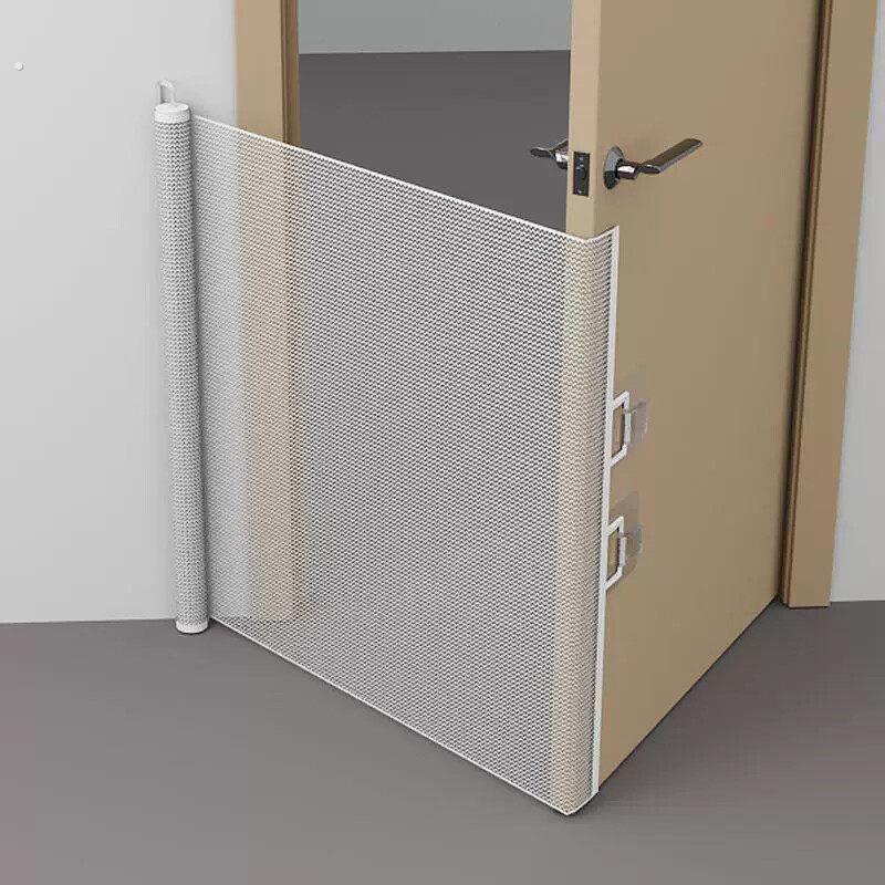 宠物阻拦门加长伸缩门栏防猫跑出门栏免打孔室内围栏隔离网狗狗安