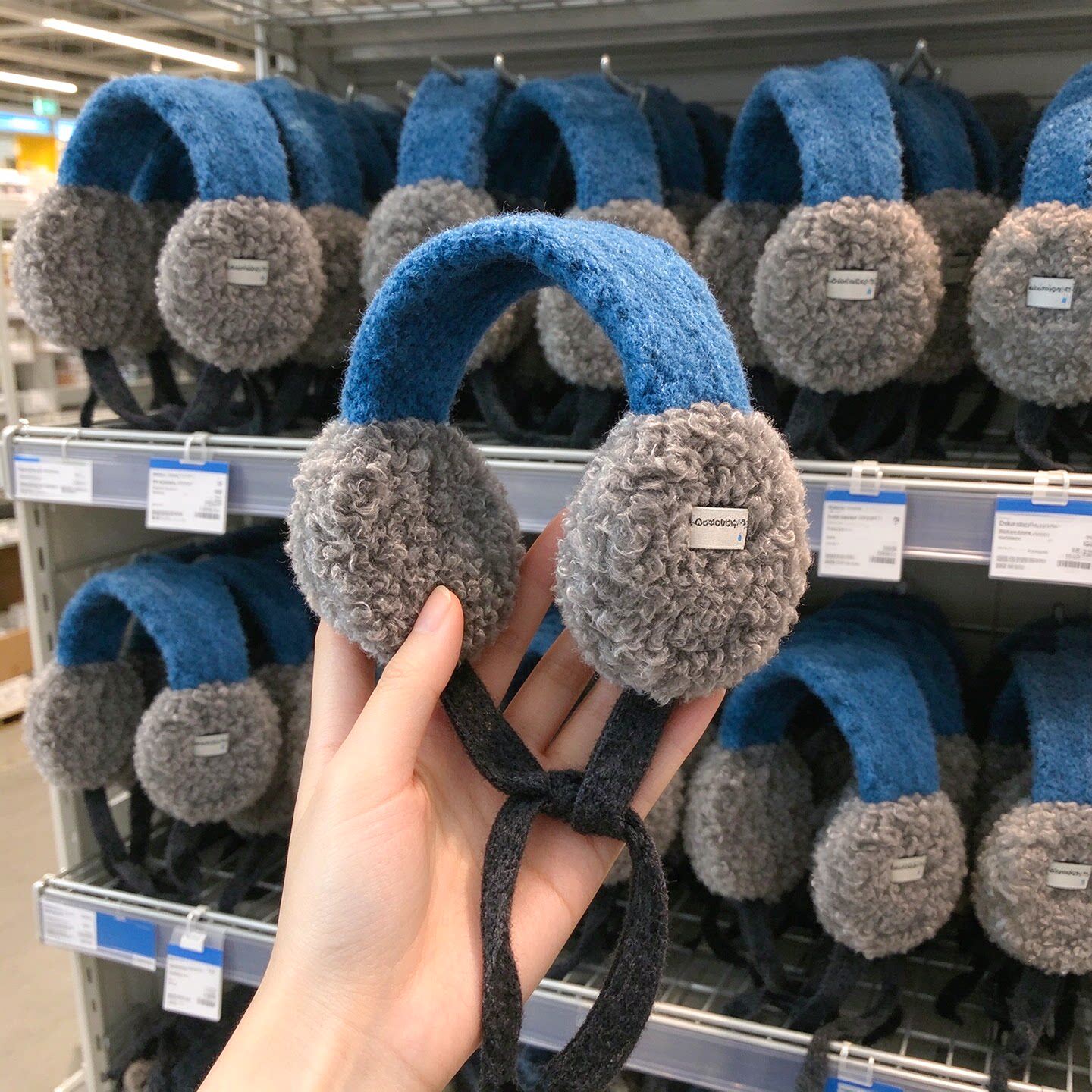 针织耳罩双面双色韩系耳包时尚百搭耳暖耳捂子护颈脖套2026秋冬新