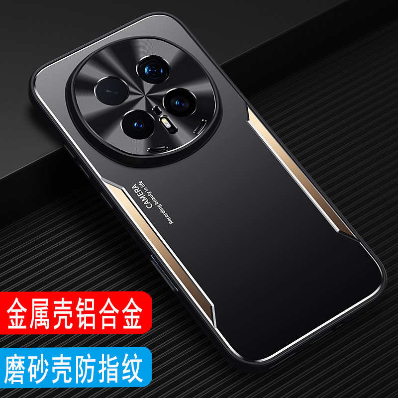 适用于荣耀magic8手机壳金属男士款磨砂外壳荣耀magic8Pro金属壳镜头保护套铝合金后壳全包硅胶防摔高档商务