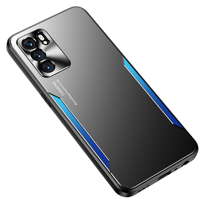 OPPOReno6金属磨砂手机壳外壳男