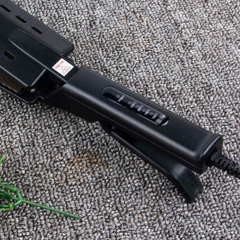 跨境 蒸汽直发夹板 直发器玉米夹喷雾美发负离子卷发器直卷棒两用