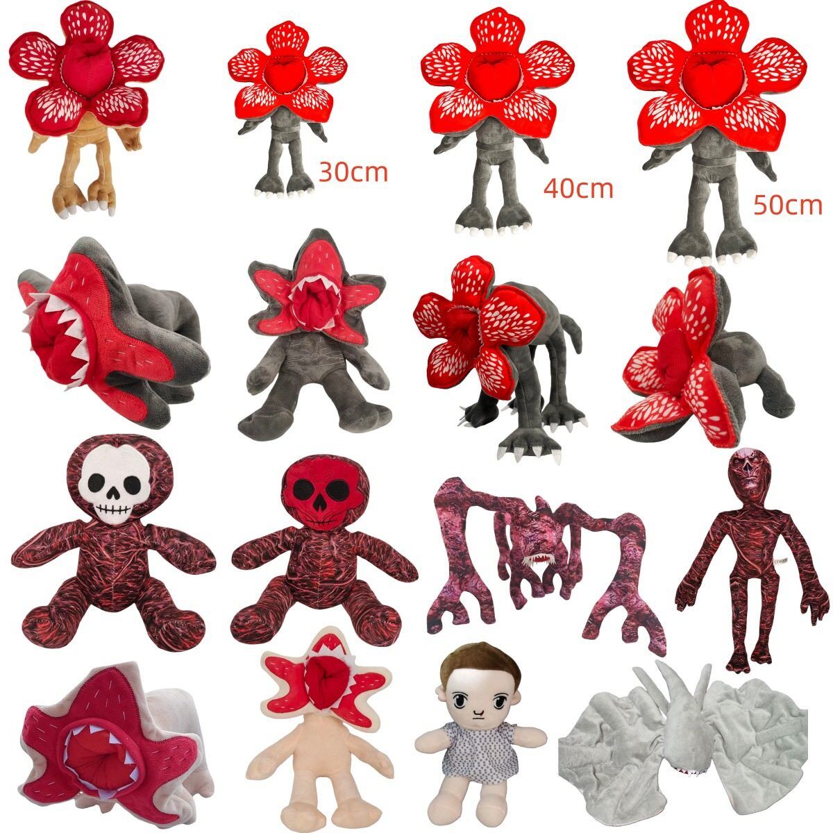 StrangerThingsDemogorgonplush怪奇物语5血魔食人花公仔毛绒玩具