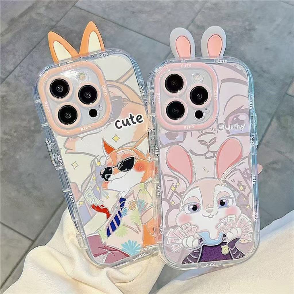 情侣尼克朱迪秋冬款适用苹果16Pro手机壳iPhone17max小米15华为mate70p60nova13可爱荣耀200iqoo12k80magic7