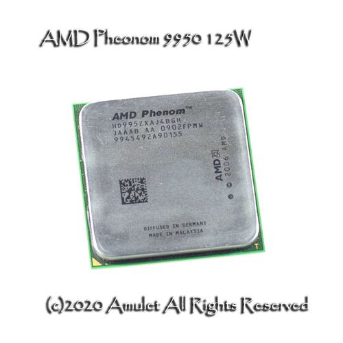 AMD Phenom X4 9950， 2.6G 4核，AM2+ 黑盒不锁倍频125W版议价